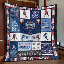 Hockey Championship Pkt210649 Quilt Blanket and Home Decor