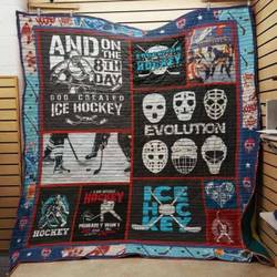 Hockey Cla1610401Q Quilt Blanket and Home Decor
