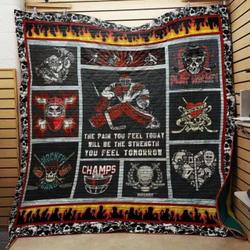 Hockey Cla1610406Q Quilt Blanket and Home Decor