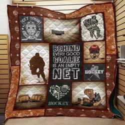 Hockey Cla1610412Q Quilt Blanket and Home Decor