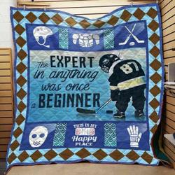 Hockey Cla1610413Q Quilt Blanket and Home Decor