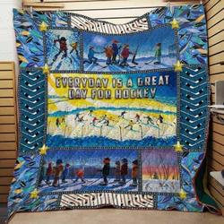 Hockey Cla1610429Q Quilt Blanket and Home Decor