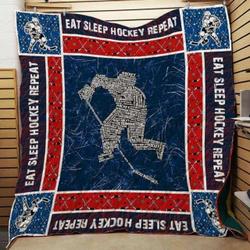 Hockey Cla1610439Q Quilt Blanket and Home Decor