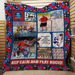 Hockey Cla1610441Q Quilt Blanket and Home Decor