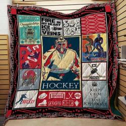 Hockey Cla1610452Q Quilt Blanket and Home Decor