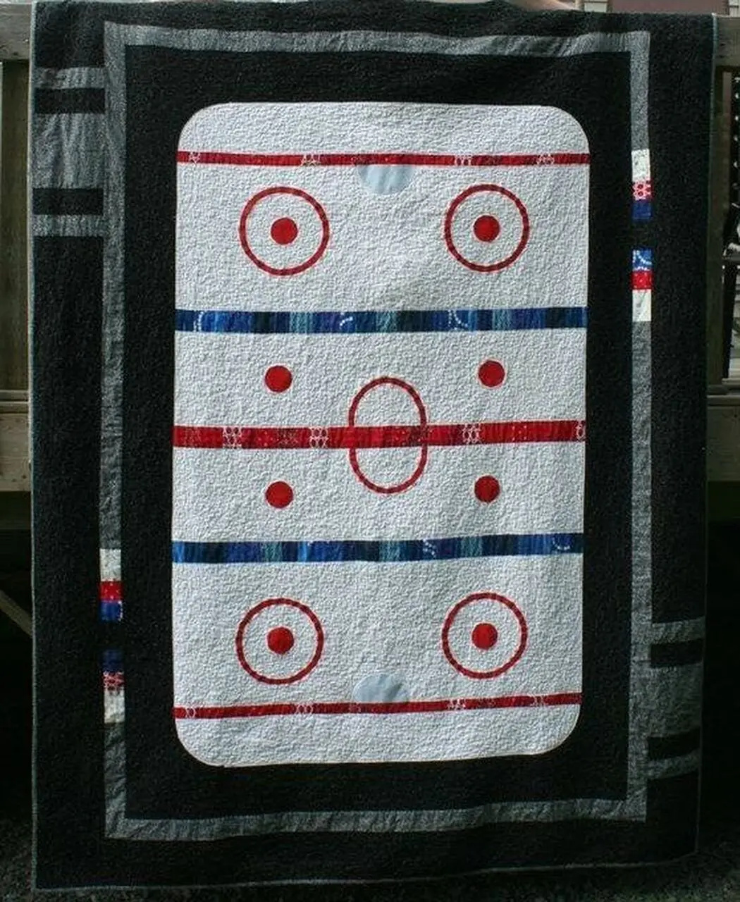 Hockey Cla200687 Quilt Blanket and Home Decor
