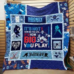 Hockey Cld220718 Quilt Blanket and Home Decor