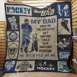 Hockey Dad Quilt Blanket Dhc1102407Td and Home Decor