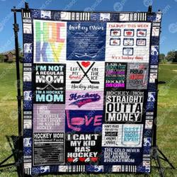 Hockey Mom Quilt Blanket Ypm0  Quilt and Home Decor