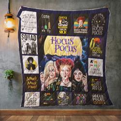 Hocus Pocus Quilt Blanket  Hothot 271020 and Home Decor