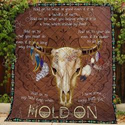 Hold On Blanket Kc1807 Quilt and Home Decor