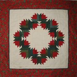 Holiday Wreath Cla2210280Q Quilt Blanket and Home Decor