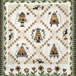 Honey Bee Quilt Blanket Dhc310194Lt and Home Decor