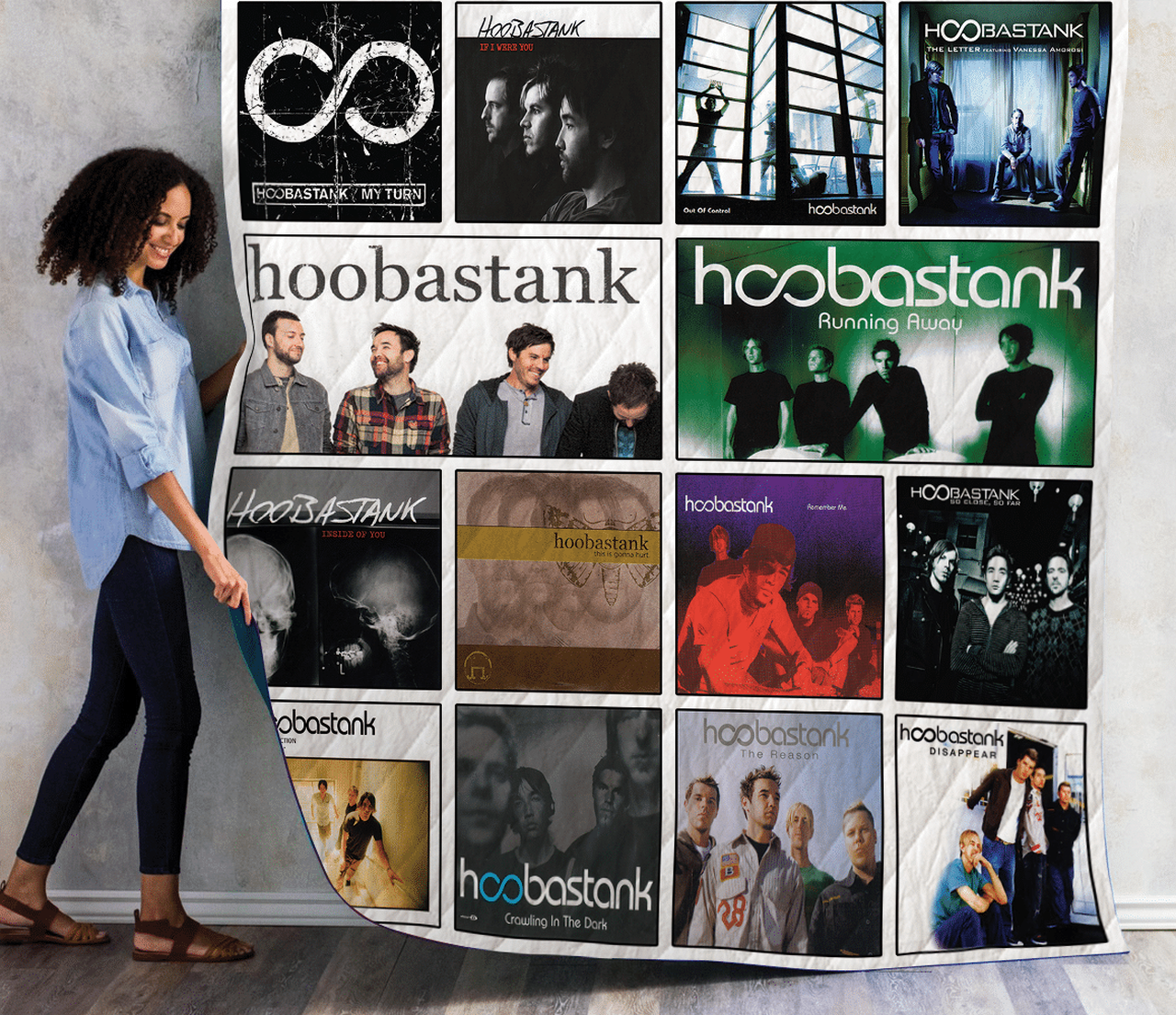 Hoobastank Albums Quilt Blanket For Fans Ver 14 and Home Decor