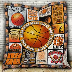 Hoop Life Basketball Quilt M0308-9  Quilt and Home Decor