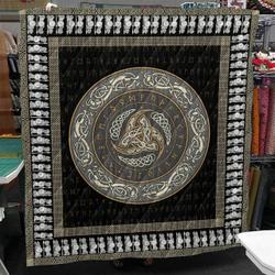 Horn Of Odin Symbol Viking Cl2100242Mdq Quilt Blanket and Home Decor