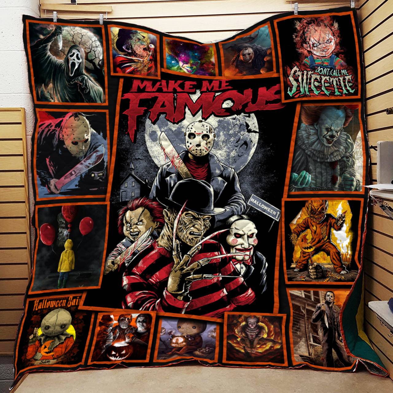 Horror Friends Quilt and Home Decor