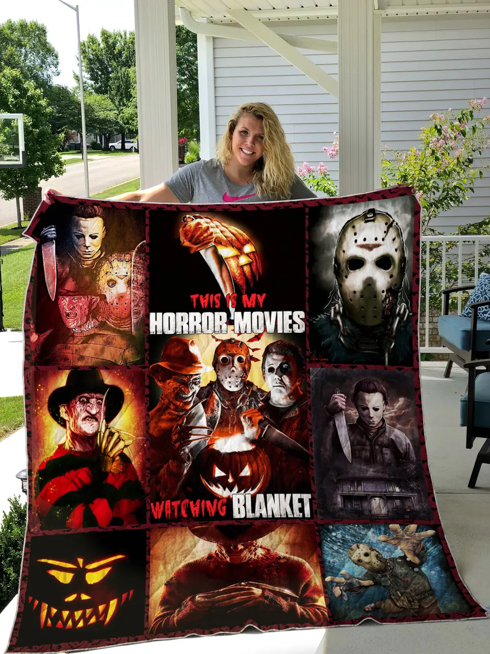 Horror Movies H89 Quilt and Home Decor