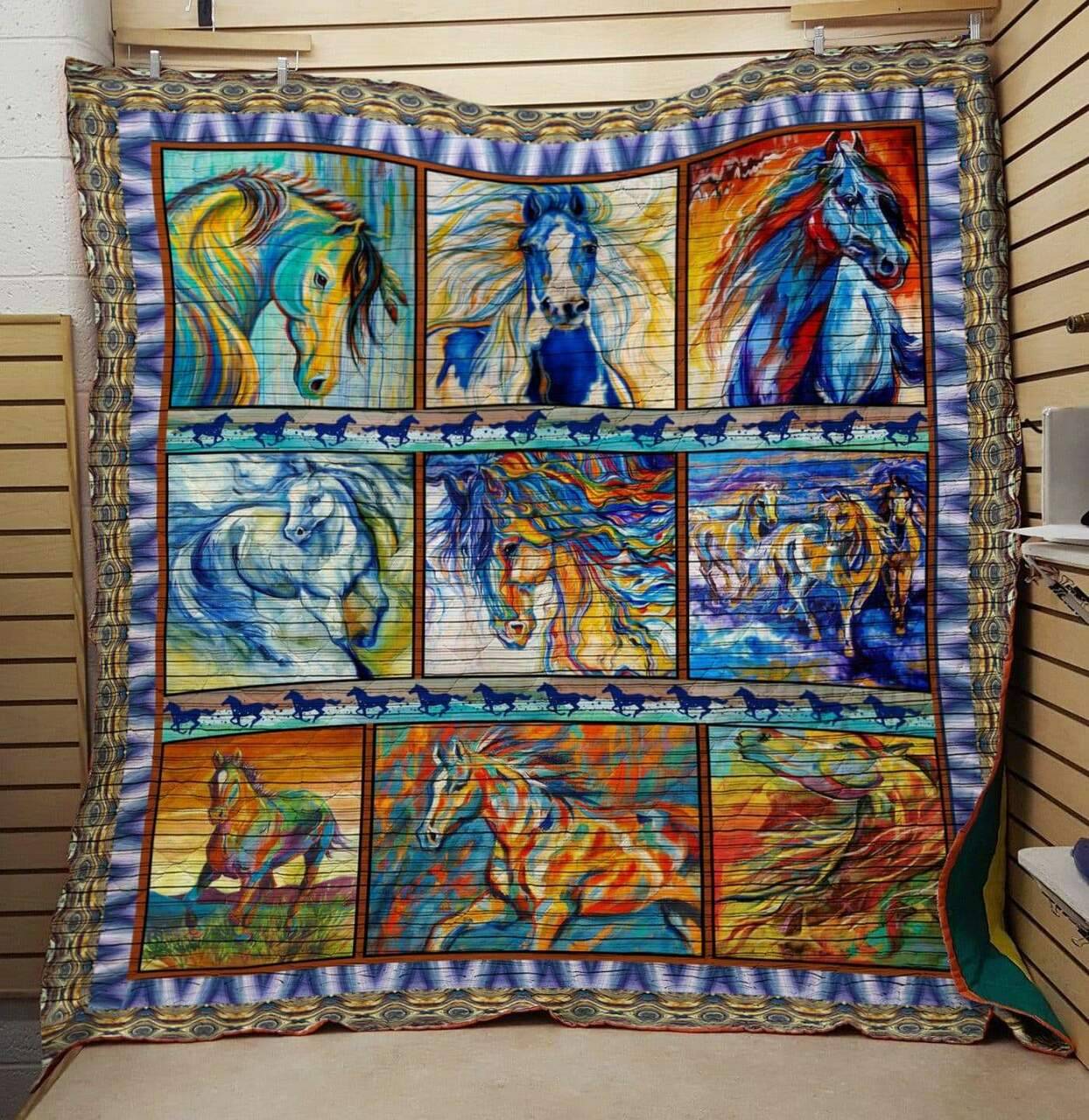 Horse 16 Quilt and Home Decor