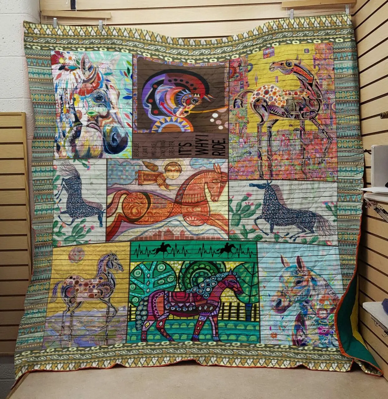 Horse 23 Quilt and Home Decor