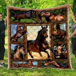 Horse 3D Horse Quilt Blanket  Dhc03011528Dd and Home Decor