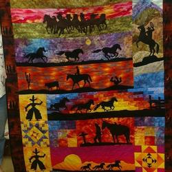 Horse Cla150631 Quilt Blanket and Home Decor