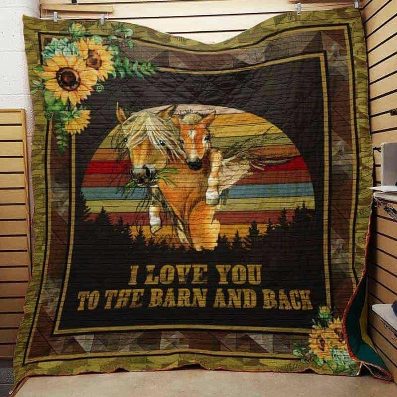 Horse Cla1610169Q Quilt Blanket and Home Decor