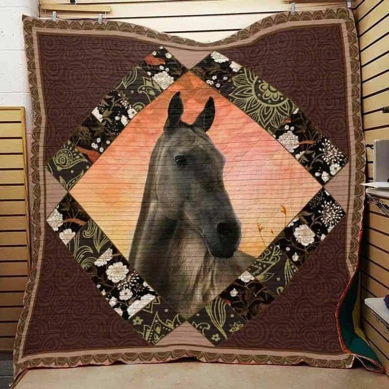 Horse Cla1610170Q Quilt Blanket and Home Decor