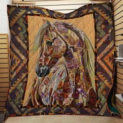 Horse Cla1610194Q Quilt Blanket and Home Decor