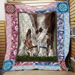 Horse Cla1610213Q Quilt Blanket and Home Decor