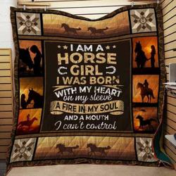 Horse Cla1610244Q Quilt Blanket and Home Decor
