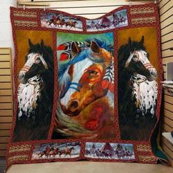 Horse Cla1610257Q Quilt Blanket and Home Decor