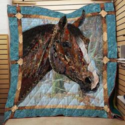 Horse Cla1610272Q Quilt Blanket and Home Decor