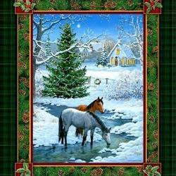 Horse Cla2210285Q Quilt Blanket and Home Decor