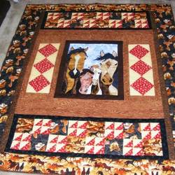 Horse Clp190648 Quilt Blanket and Home Decor