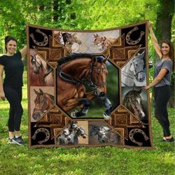 Horse Dpc221007 Quilt Blanket and Home Decor