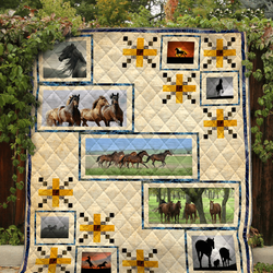 Horse G Quilt Ld and Home Decor