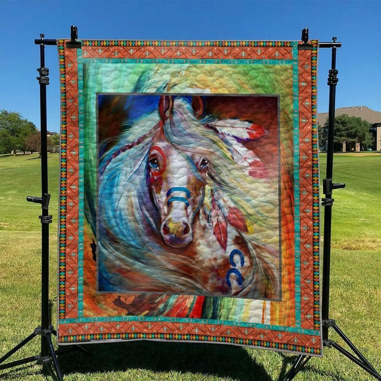 Horse Hur Quilt Bevreo and Home Decor