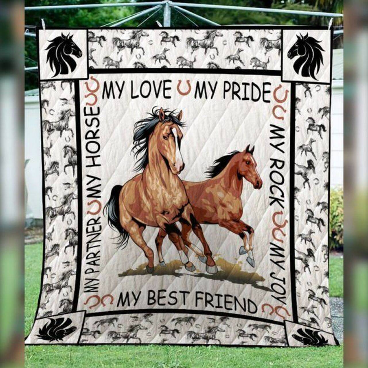 Horse Hur Quilt bo and Home Decor