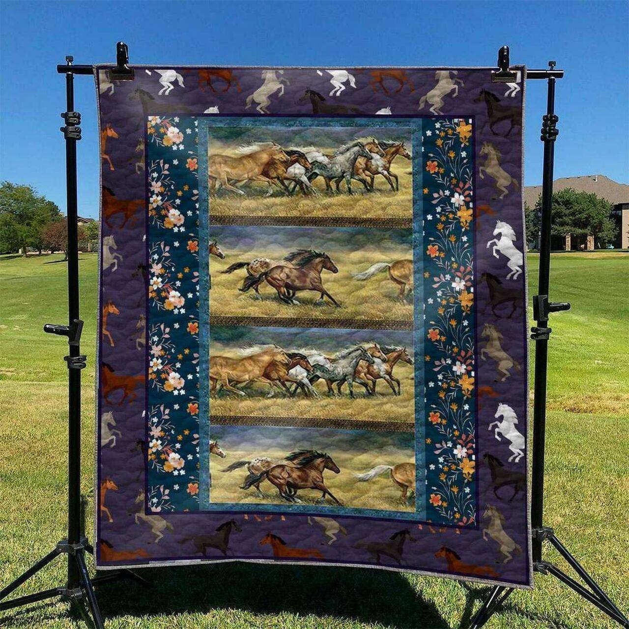 Horse Hur Quilt Cysien and Home Decor