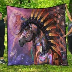 Horse Hur Quilt Cysiyj and Home Decor