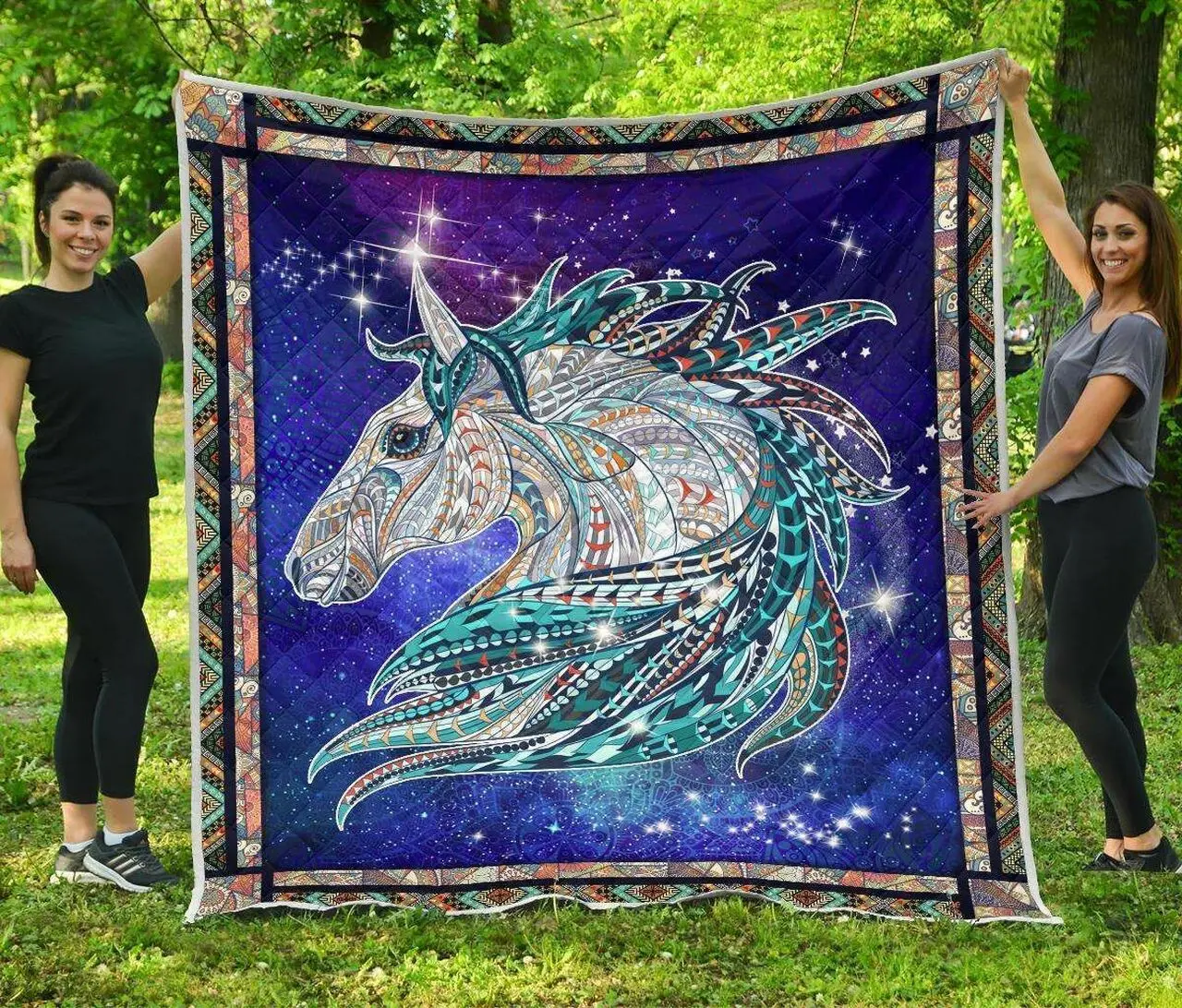 Horse Hur Quilt dy and Home Decor