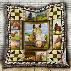Horse Life Quilt Tt25Mk-0308  Quilt and Home Decor