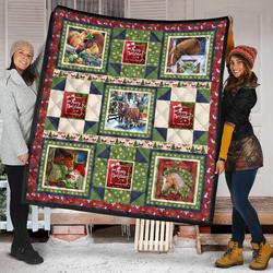 Horse Quilt Blanket Dhc09121502Dd and Home Decor