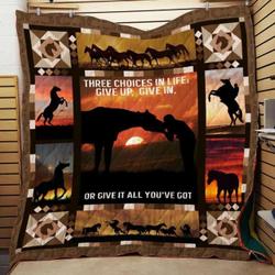 Horse Quilt Blanket Dhc1402667Td and Home Decor