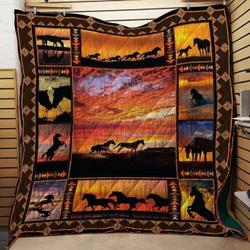 Horse Quilt Blanket Dhc1402732Td and Home Decor