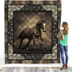 Horse Quilt Blanket  Quilt and Home Decor