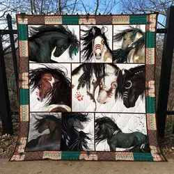 Horse - Quilt - Pod000080 and Home Decor