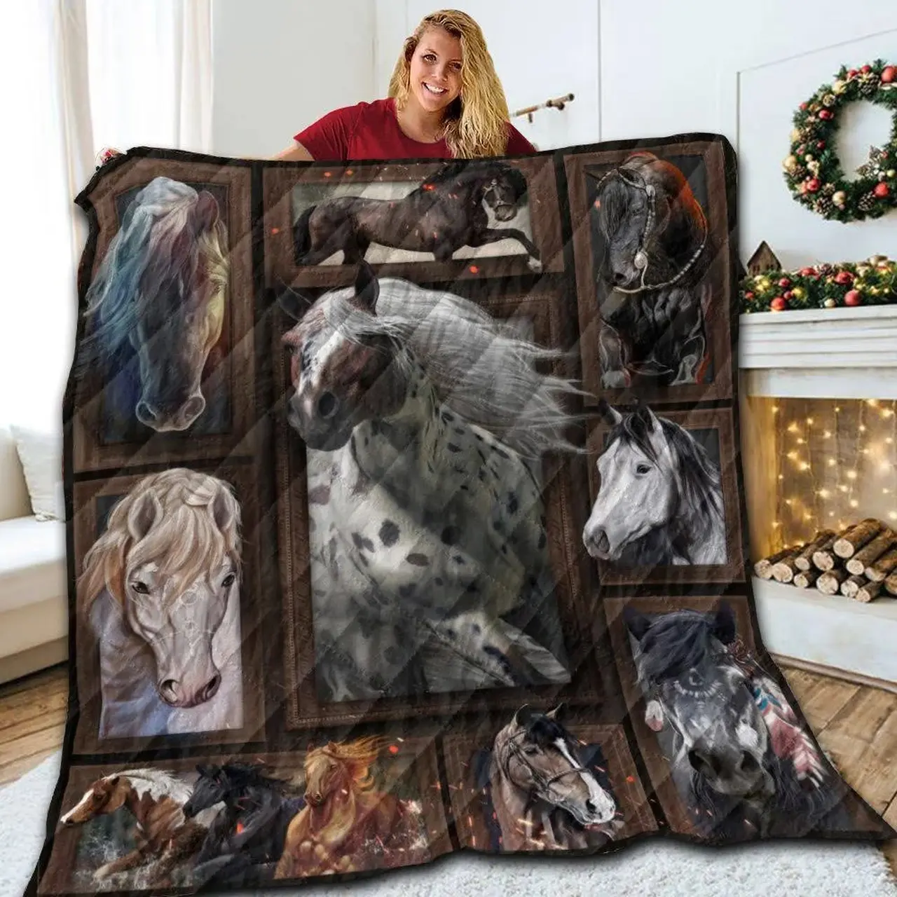 Horse Stan Li Quilt and Home Decor