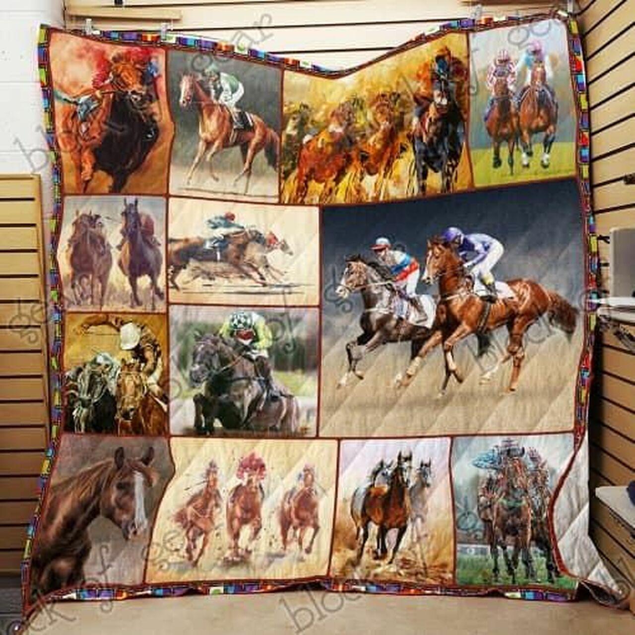 Horses Cl18100352Mdq Quilt Blanket and Home Decor